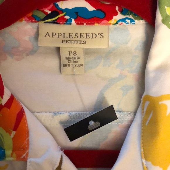 Appleseed’s Summer floral jacket, Petite small. - Picture 4 of 4